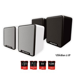 FANTECH GS733 Gaming Speaker Stereo ลำโพงเกมมิ่งสเตริโอ 2.0 ระบบเสียง 360 Surround Bass Membrane